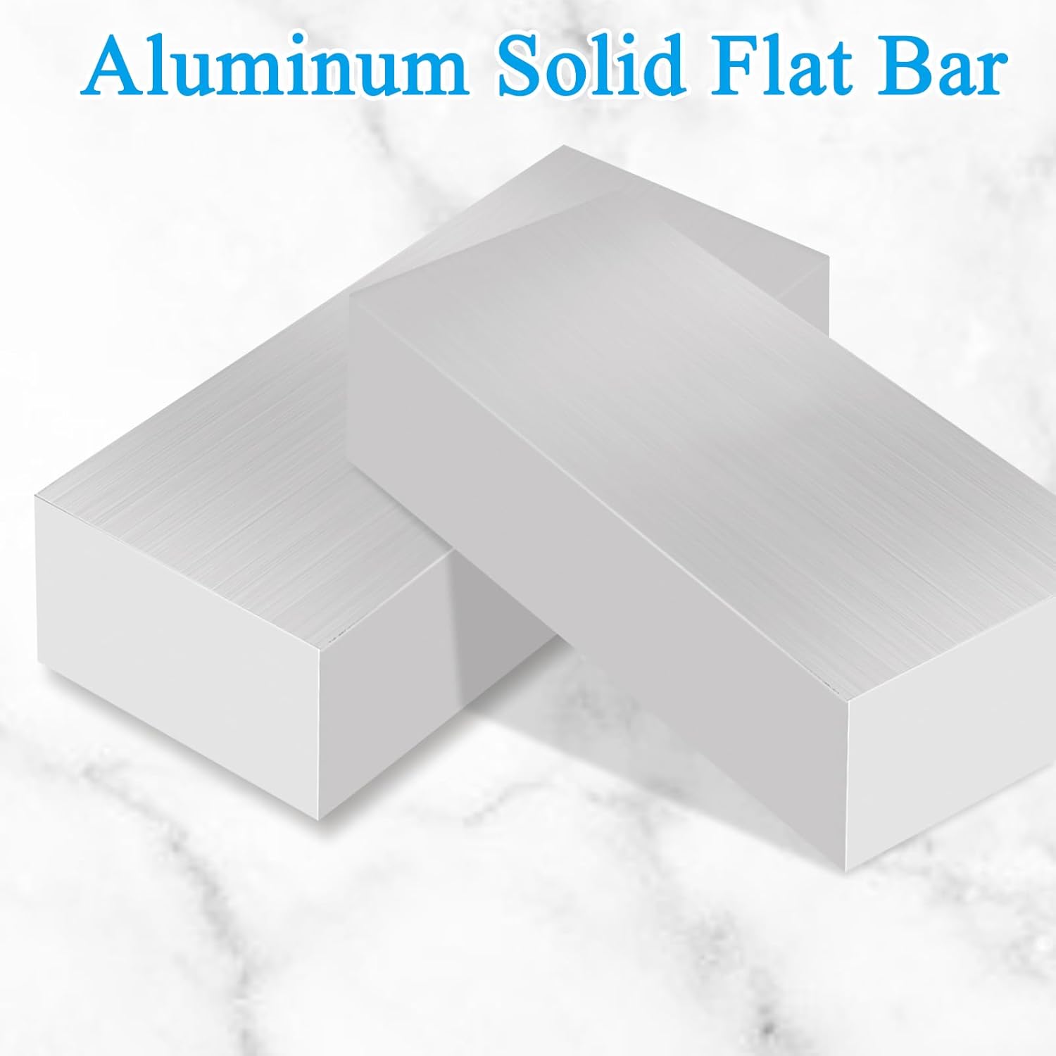 2 x 4 x 8 Inch Aluminum Solid Flat Bar, 50MM Thickness Aluminum Bar Stock, 6061 Square General Purpose Plate, T6511 Solid New Mill Stock, 50x100x200MM