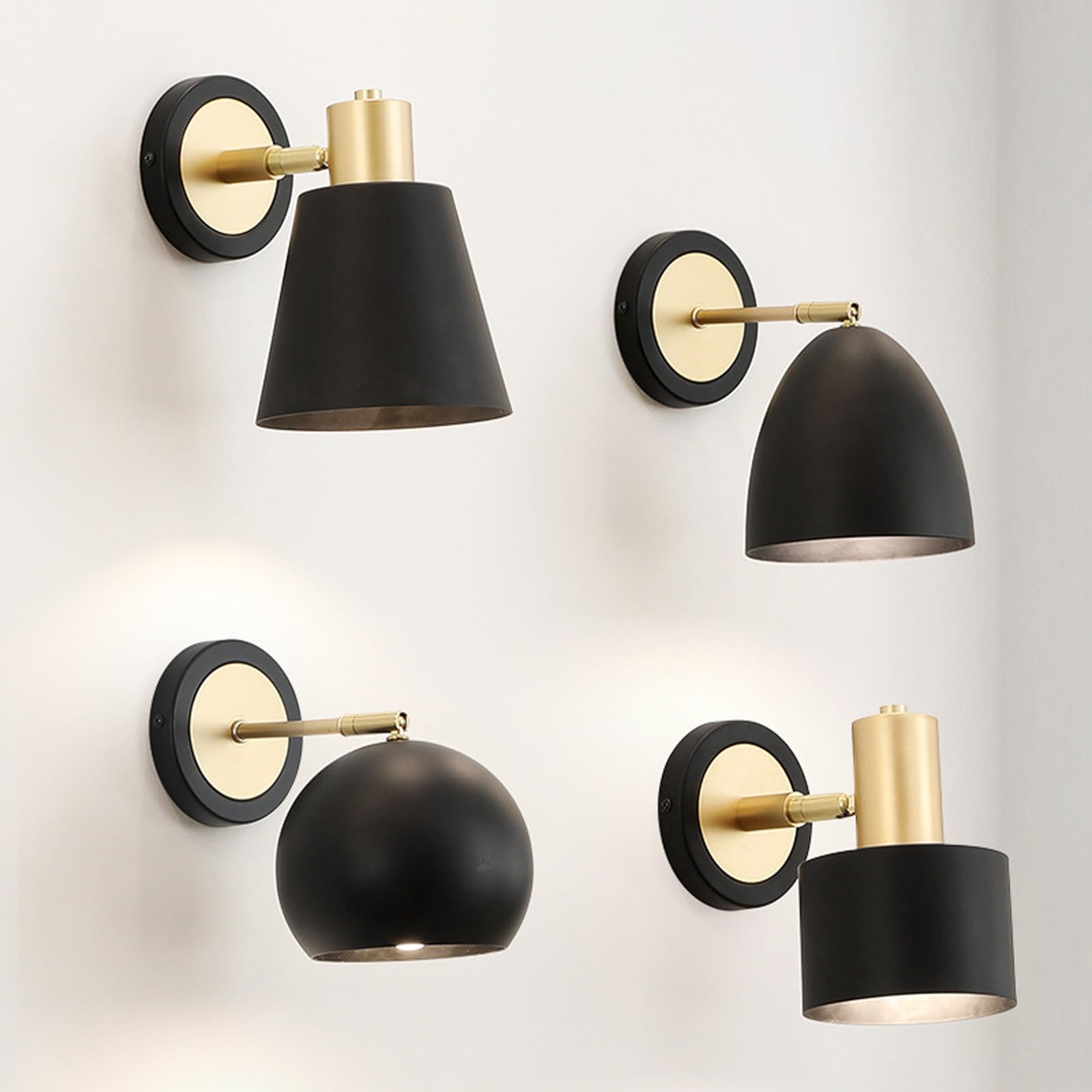 Lampade da Parete Moderne Europee da Comodino, faretto Flessibile a LED, faretto da banco, Illuminazione da Lettura, Illuminazione a Tubo Curvo, Luce a Striscia Semplice