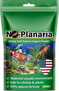 No Planaria & Hydra Trap, Aquarium Shrimp Fish Tank Water Improvement, Safe for Keeping Your Shrimp Alive, Boost Breeding Healthy, 50g