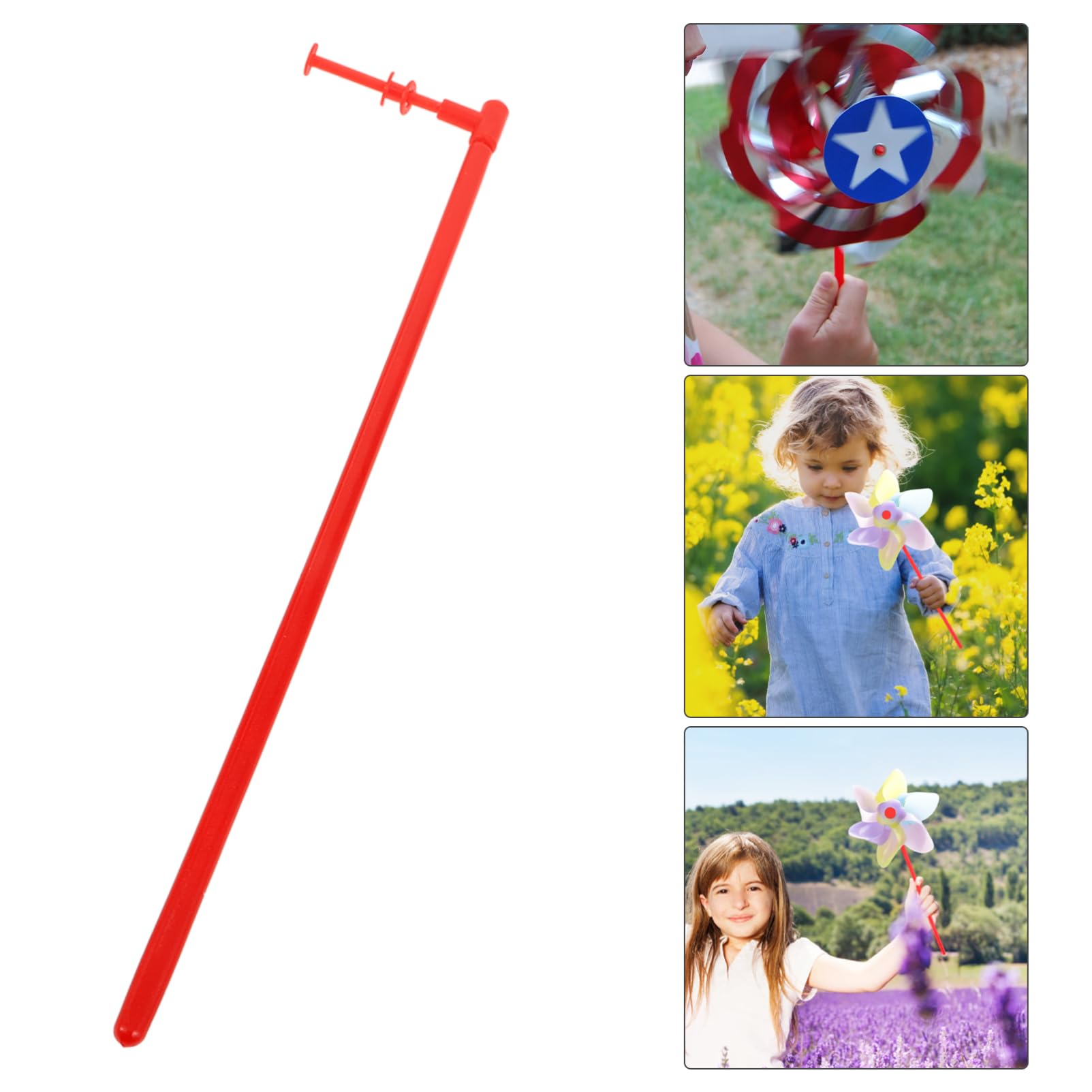 10 Postes De Repuesto Para Molinos De Viento De Plástico – Reutilizables Para Manualidades Y Decoración De Jardín