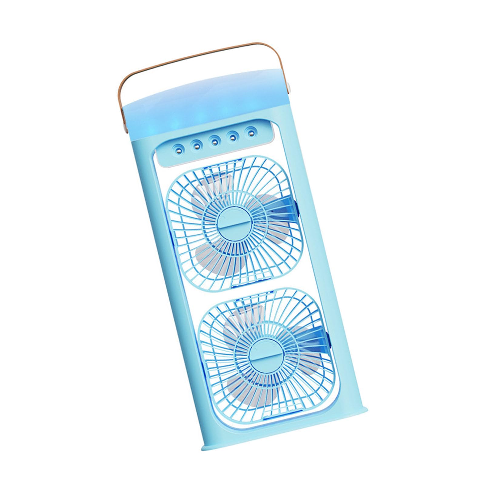TAZIZI Multi Functional Evaporative with 3000mAh Built in and Touch Control Panel Clock Function Fan