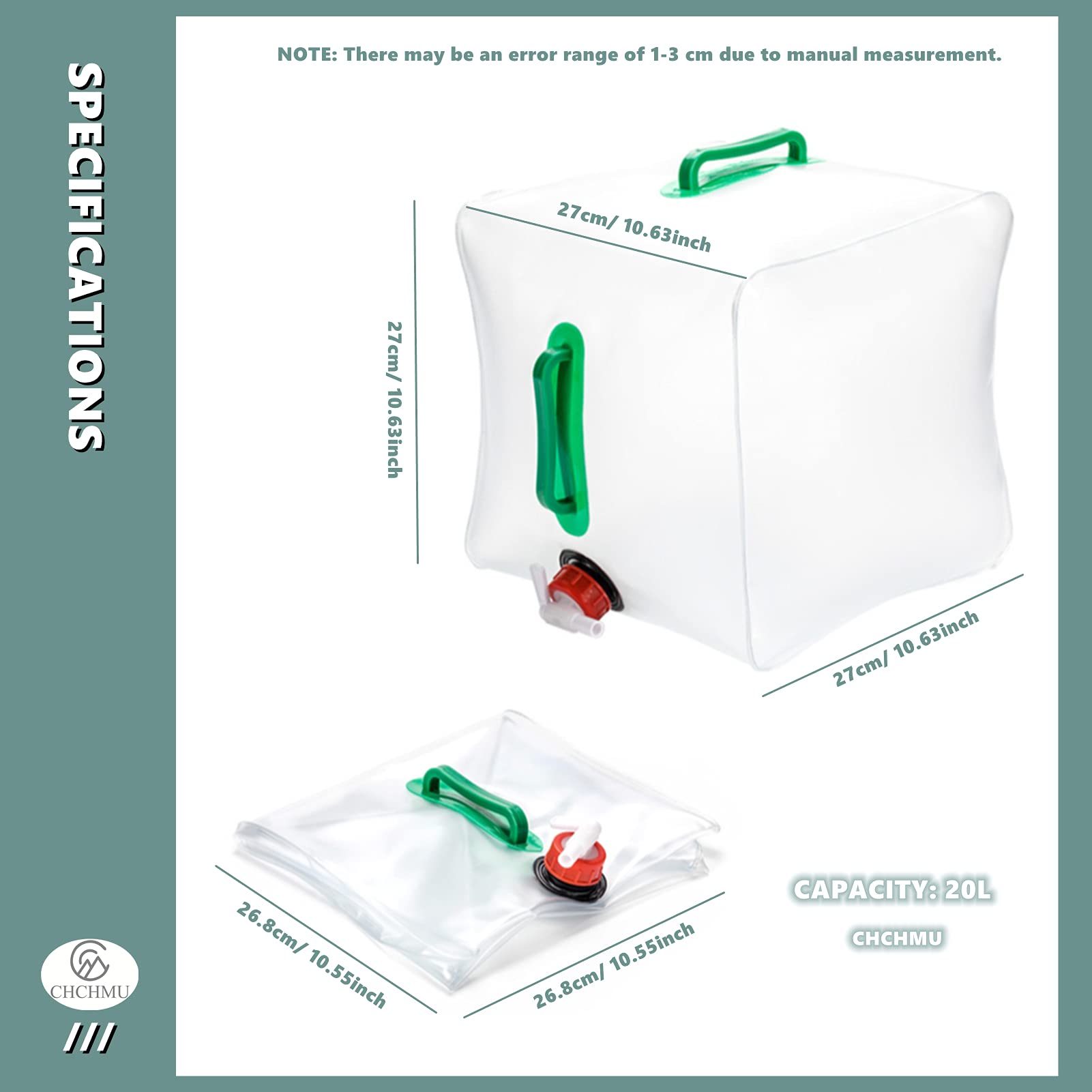 Buy Collapsible Water Containers Water Canteens 20L Water Storage Cube