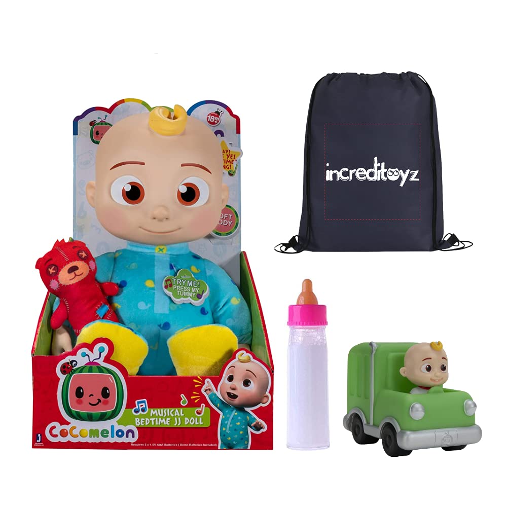Cocomelon Musical Bedtime JJ Doll with Magic Bottle Set