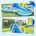 HONEY JOY Inflatable Water Slide, 5 in 1 Water Park Castle Bouncy House w/Water Cannons, Long Slide w/Arch, Indoor Outdoor Blow Up Waterslide Inflatables for Kids and Adults Backyard(Without Blower)