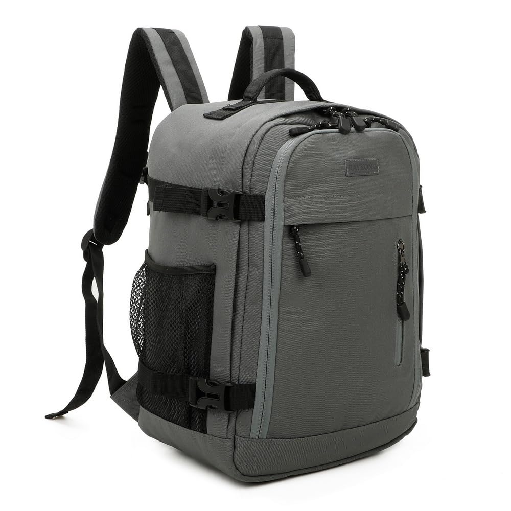 RAYKONG Zaino cabina Ryanair 40 x 20 x 25 cm (20 l) | zaino da viaggio impermeabile | bagaglio a mano resistente | trekking | scuola | lavoro