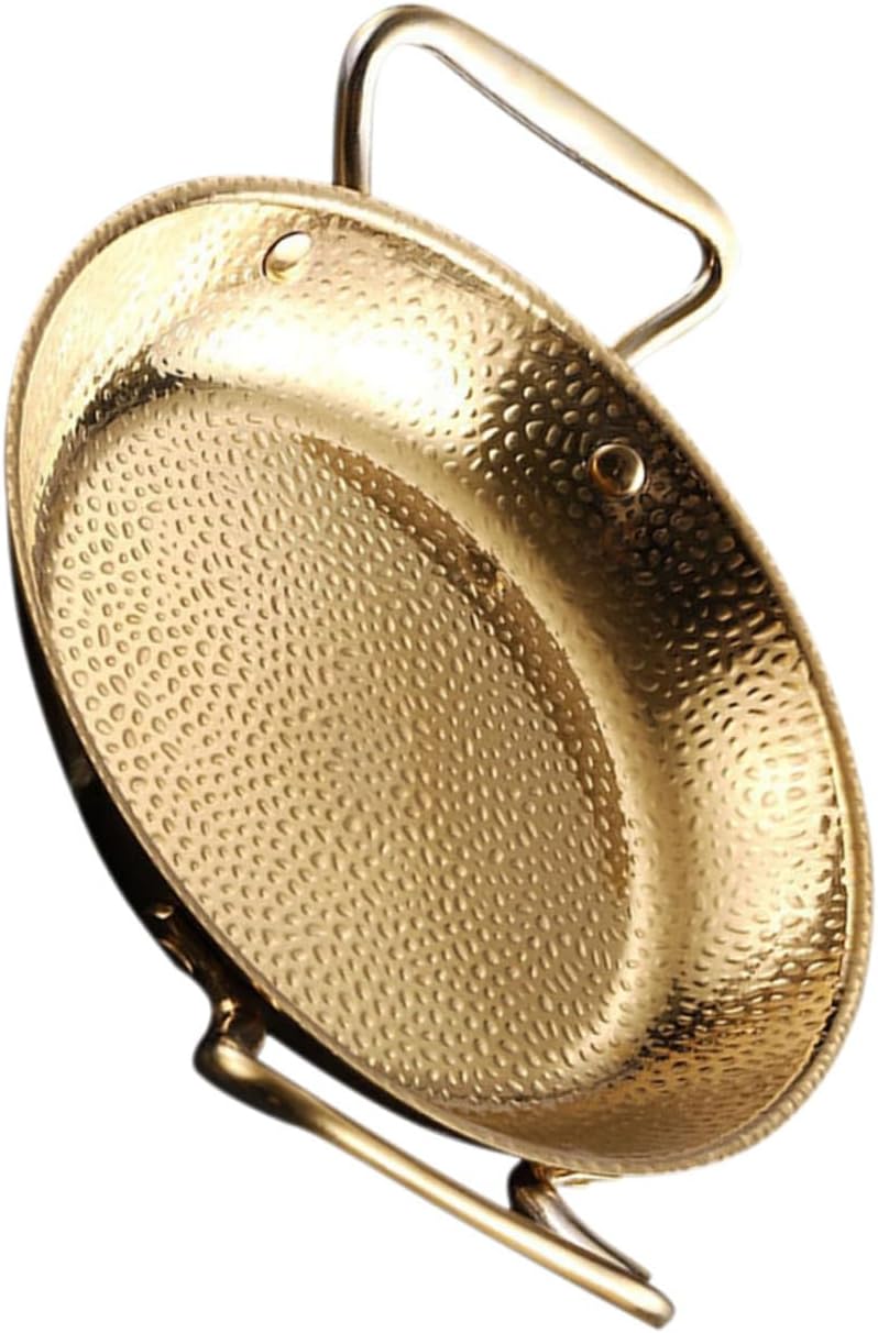 Multi-functional Paella Pan Double Handle Stainless Steel Pot Household Cooking Pot Safe Long-term Use