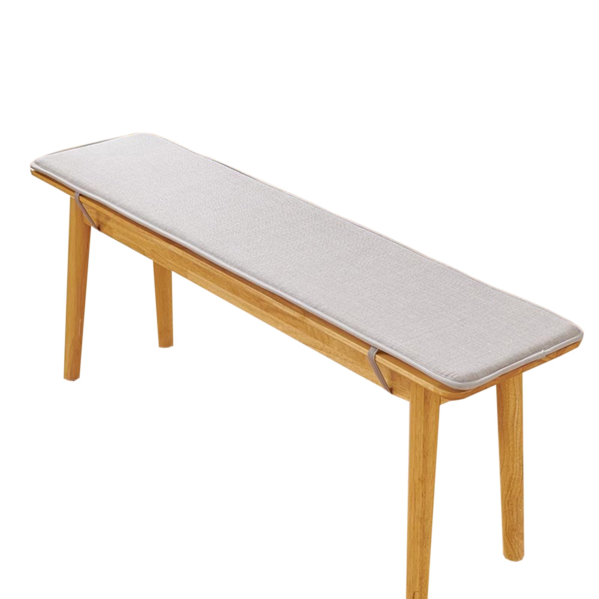 Indoor Sitz, rutschfest, waschbar, für Küche, Esszimmer, divano, Fensterbank, Sitzpolster, 110x40x1,5 cm, Grau, perfekt für Café & Terrasse.