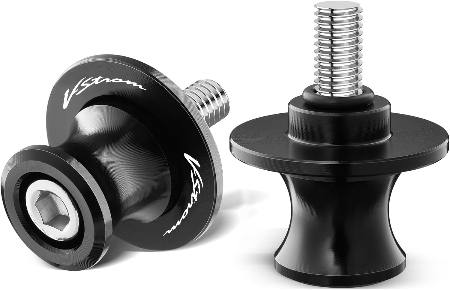 Diabolos Moto pour Suzuki V-Strom 650 1050 XT Vstrom 1000 250 800 DE 800DE DL650 DL1000 Vstrom650 Accessoires, Support de béquille Bobbins arrière M8 Support de Montage Adaptateur oscillant
