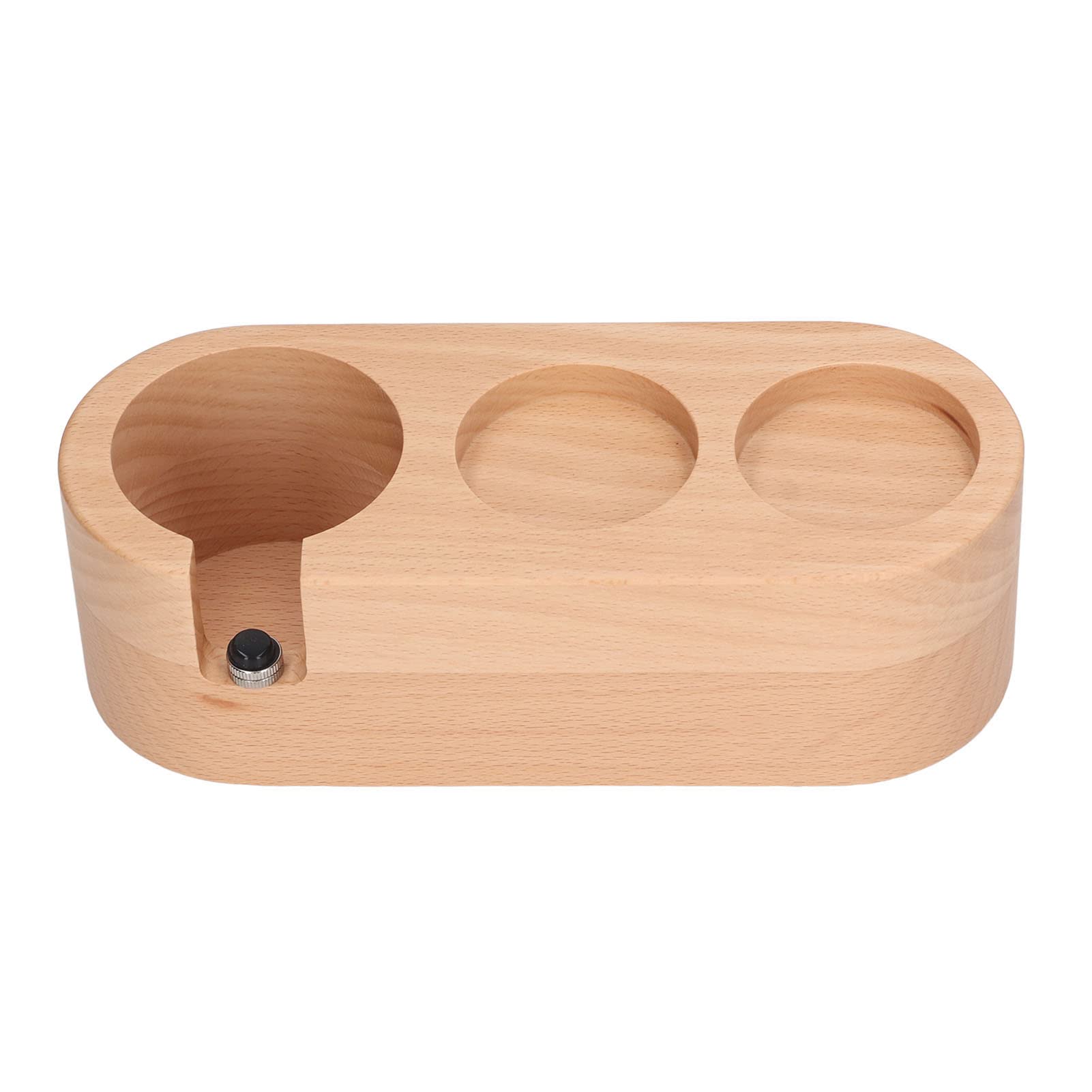 Kaffeefilter-Manipulationshalter aus Holz, 3 Löcher, Kaffeefilter-Manipulationshalter, verhindert Verrutschen, Espresso-Tamper-Halter, Ständer für die Kaffeezubereitung (51mm)