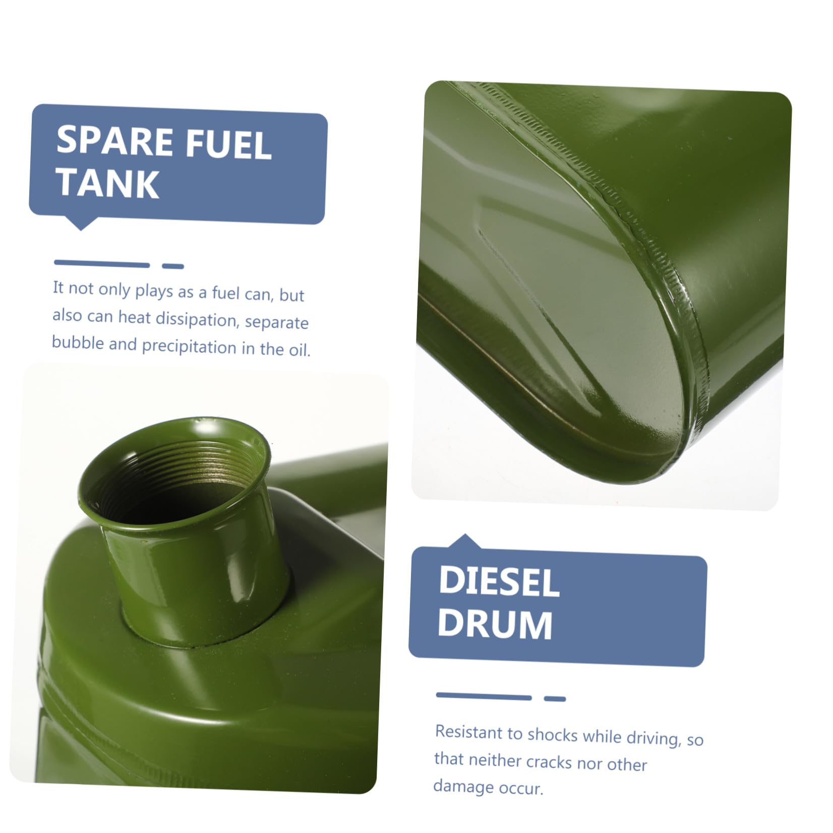 Gatuida 1pezzi Tanica Carburante Da Resistente Contenitore Per Olio Design Pratico Per Domestico e Industriale