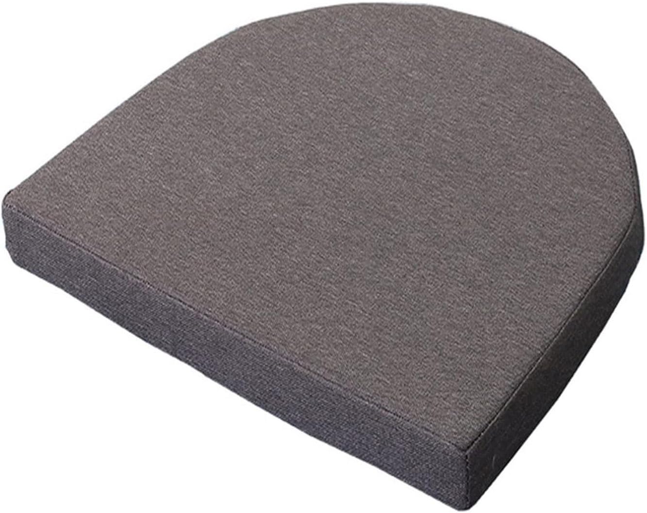 Coussin de chaise antidérapant en U gris : fini les douleurs sur vos sièges