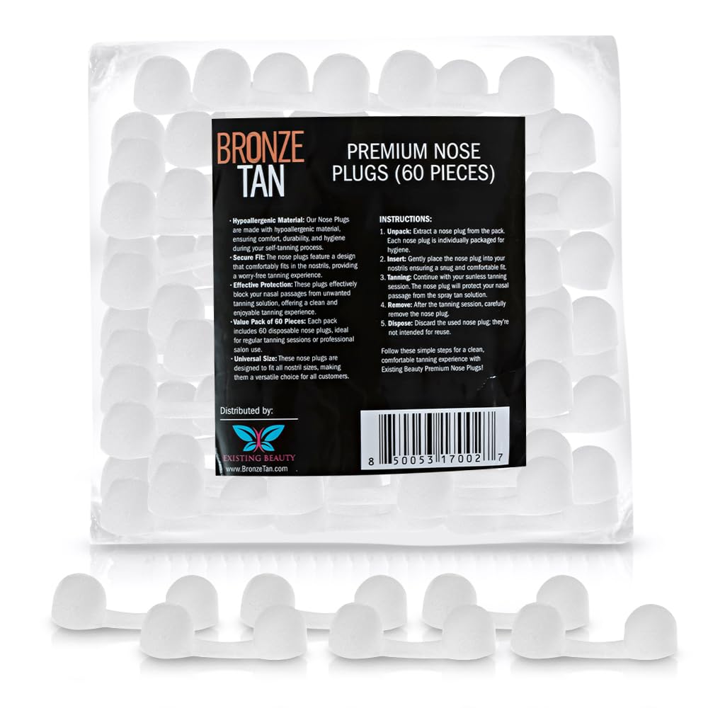 Bronze Tan Disposable Nose Filters for Professional Spray
