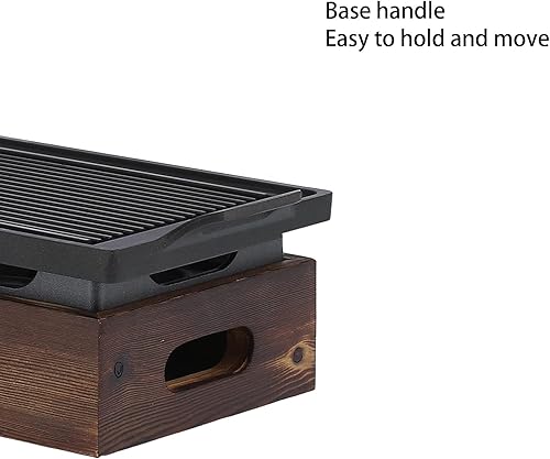 Miniatura 5 de Parrilla de barbacoa de estilo japonés, parrilla de barbacoa portátil, estufa de carbón de alimentos, placa de barbacoa para el hogar, herramientas