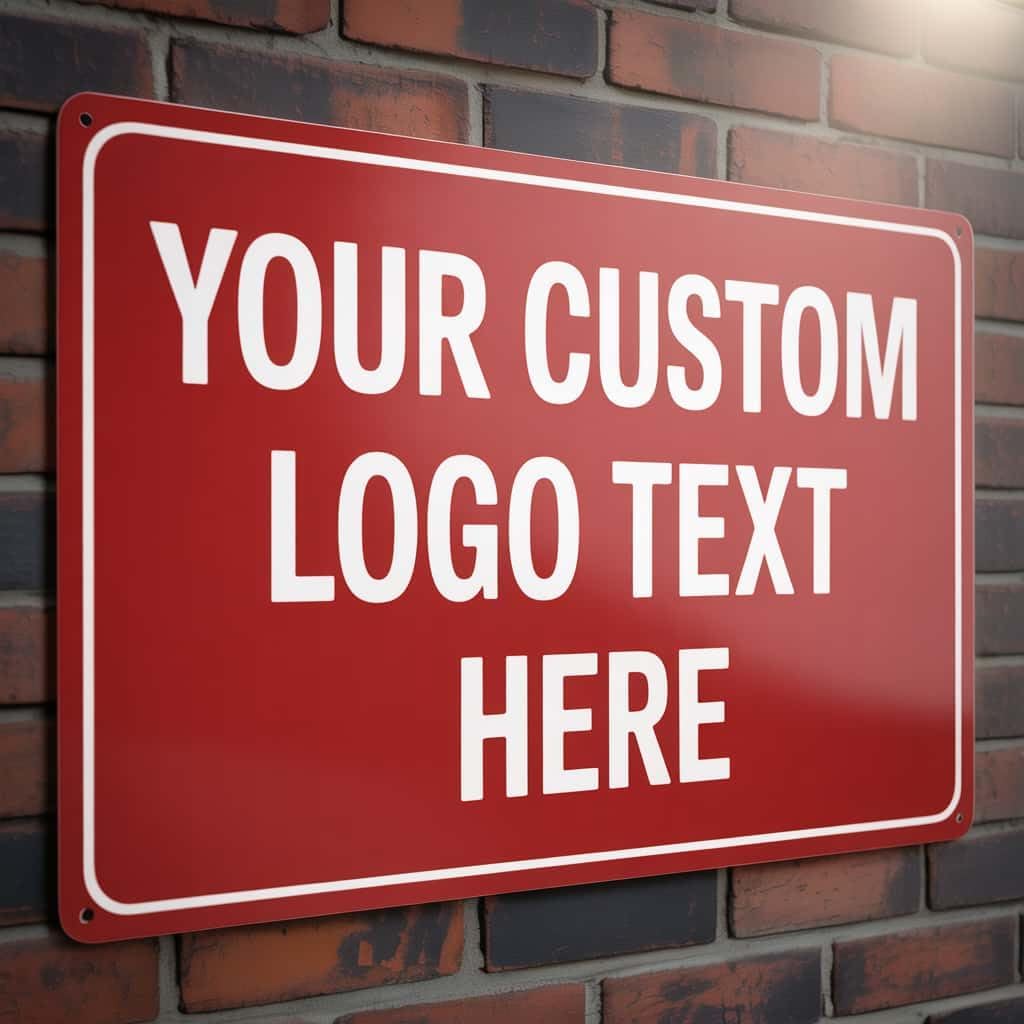 Custom Metal Sign, Personalized Signs for Office, Business, Workplace, Home, 18x14 Inches, Rust Free .040 Aluminum