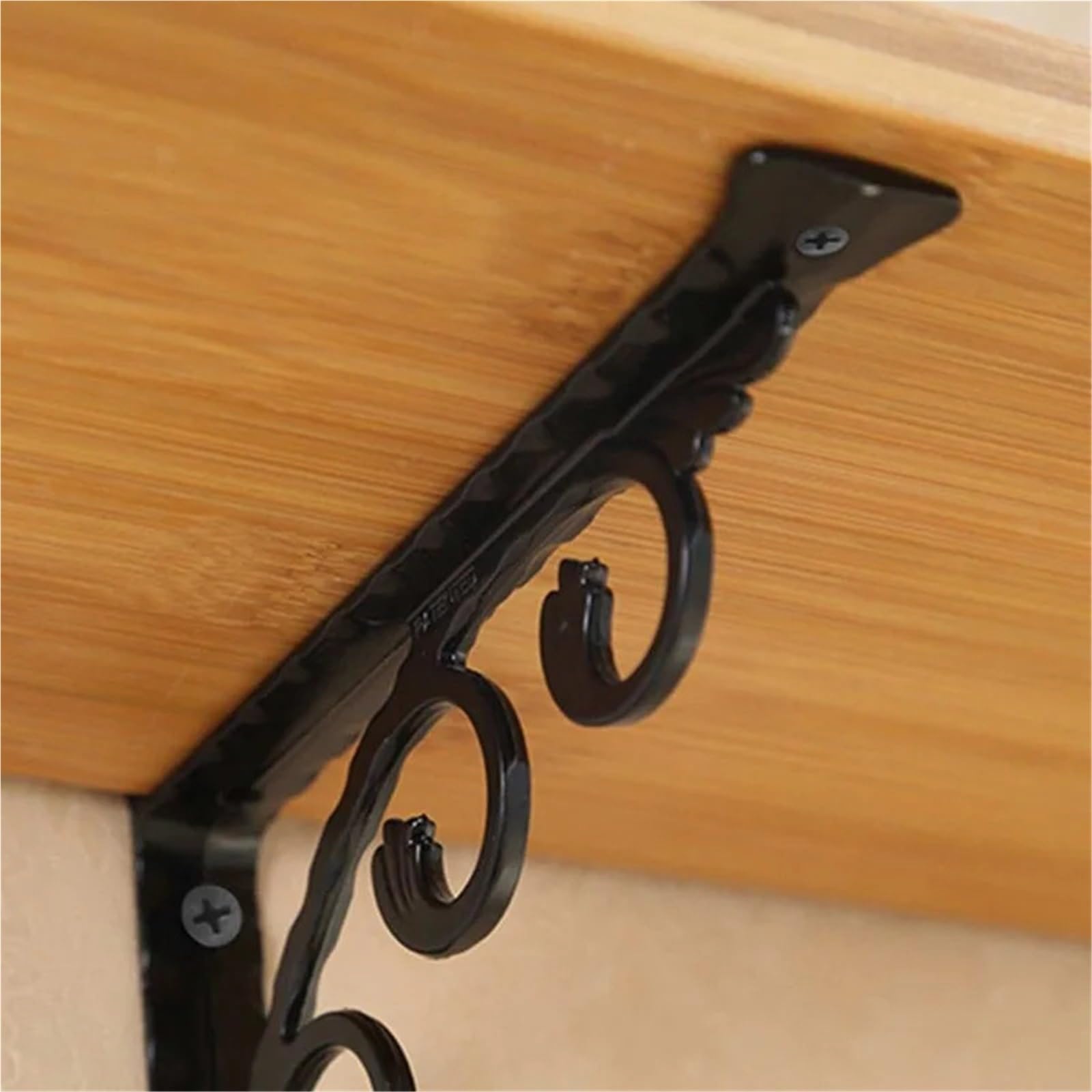 Staffe Metalliche 1 paio di staffe for mensole galleggianti in metallo ad angolo retto montate a parete for spazio librerie da banco lavoro tavolo fai te