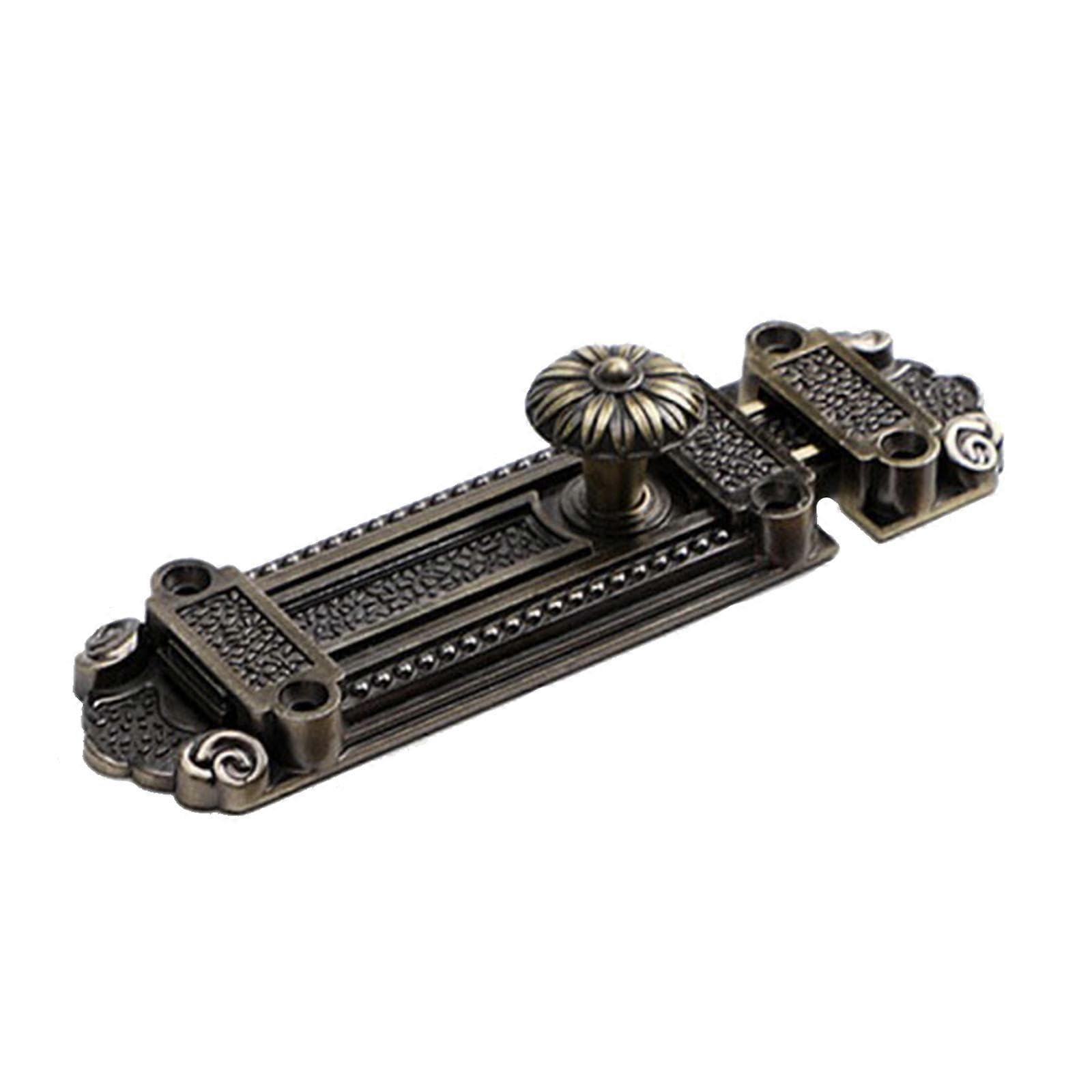Retro Slide Bolt Door Lock Slide Safety Door for Latch Zinc Alloy Keyless Locks