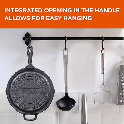 Miniatura 43 de Commercial CHEF Sartén de hierro fundido, sartén cuadrada de hierro fundido pre-sazonado de 10.5 pulgadas