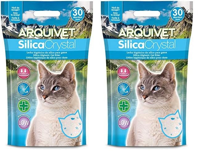 Arquivet Katzenstreu, neutral, 3,8 l (Packung mit 2 Stück für Katzenbesitzer)