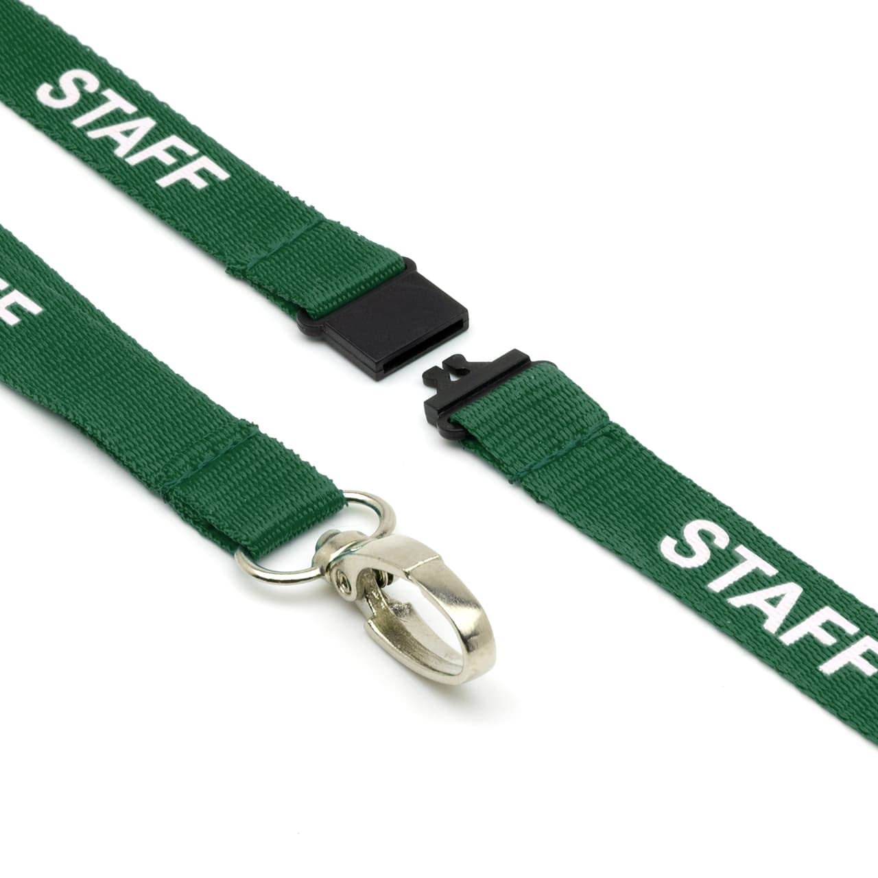 CKB LTD Staff Cordino di sicurezza staccabile con clip in metallo girevole per porta carte d'identità, design a sgancio rapido