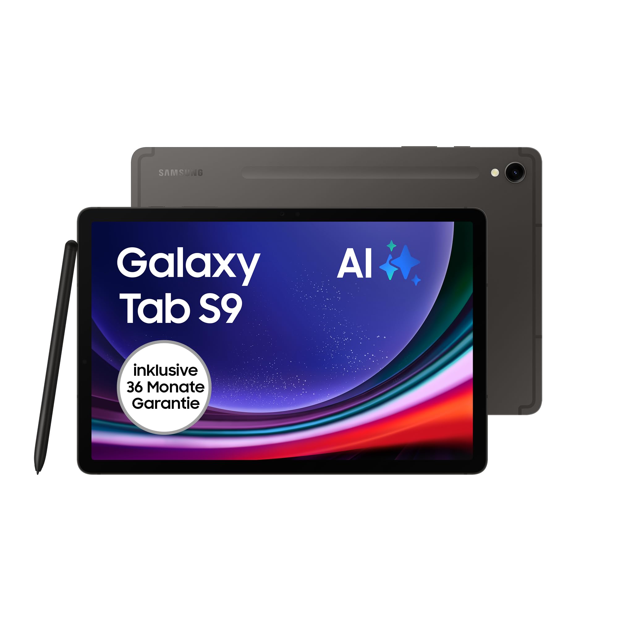 Samsung Tablet Mit Sim Karte Ohne Vertrag Samsung Galaxy Tab S9 AI-Android-Tablet, Wi-Fi, 128 GB / 8 GB RAM