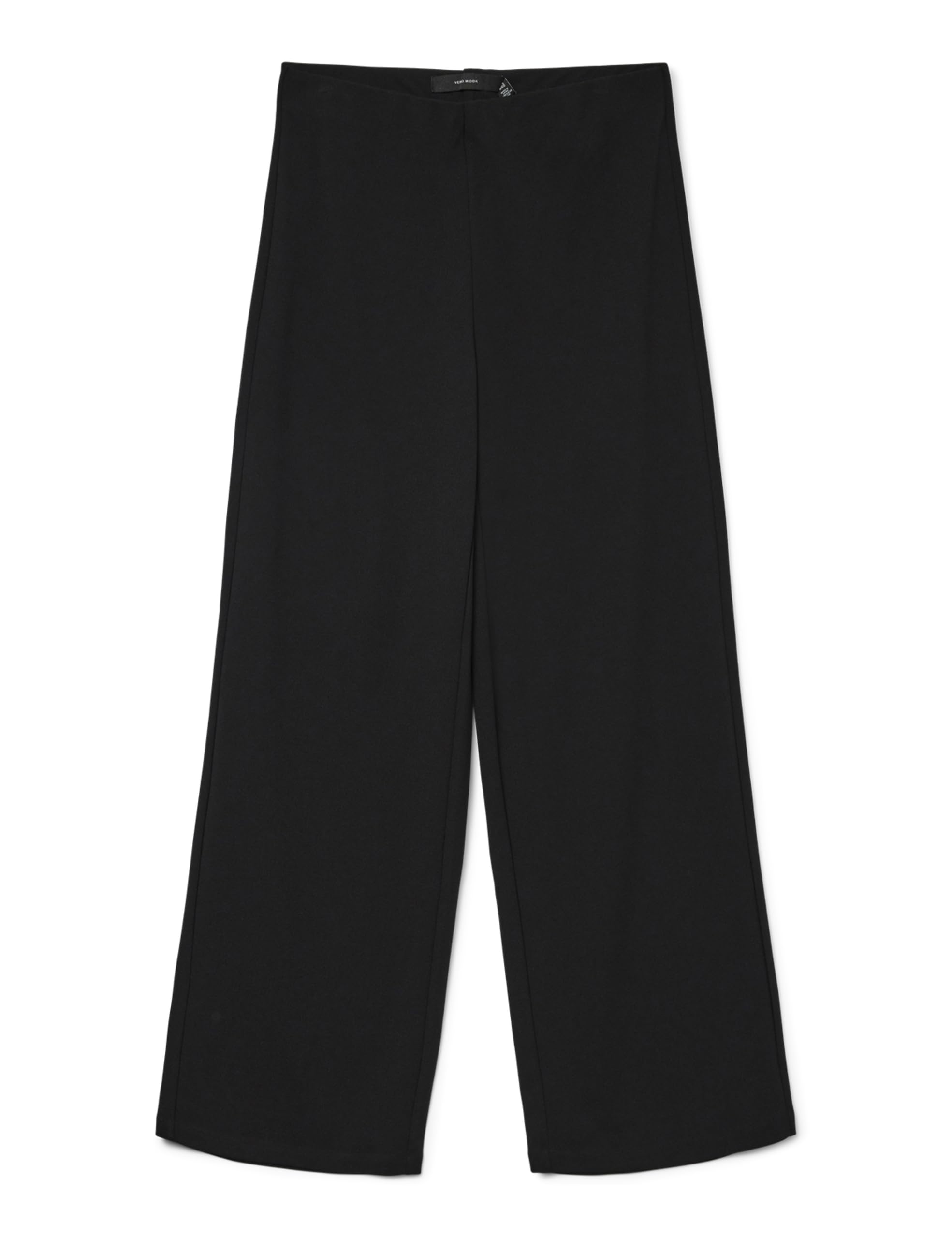 Vero Moda Femme Wide Vmberlin Zamira MW Pantalon Large Noos, Noir, S / 32L EU