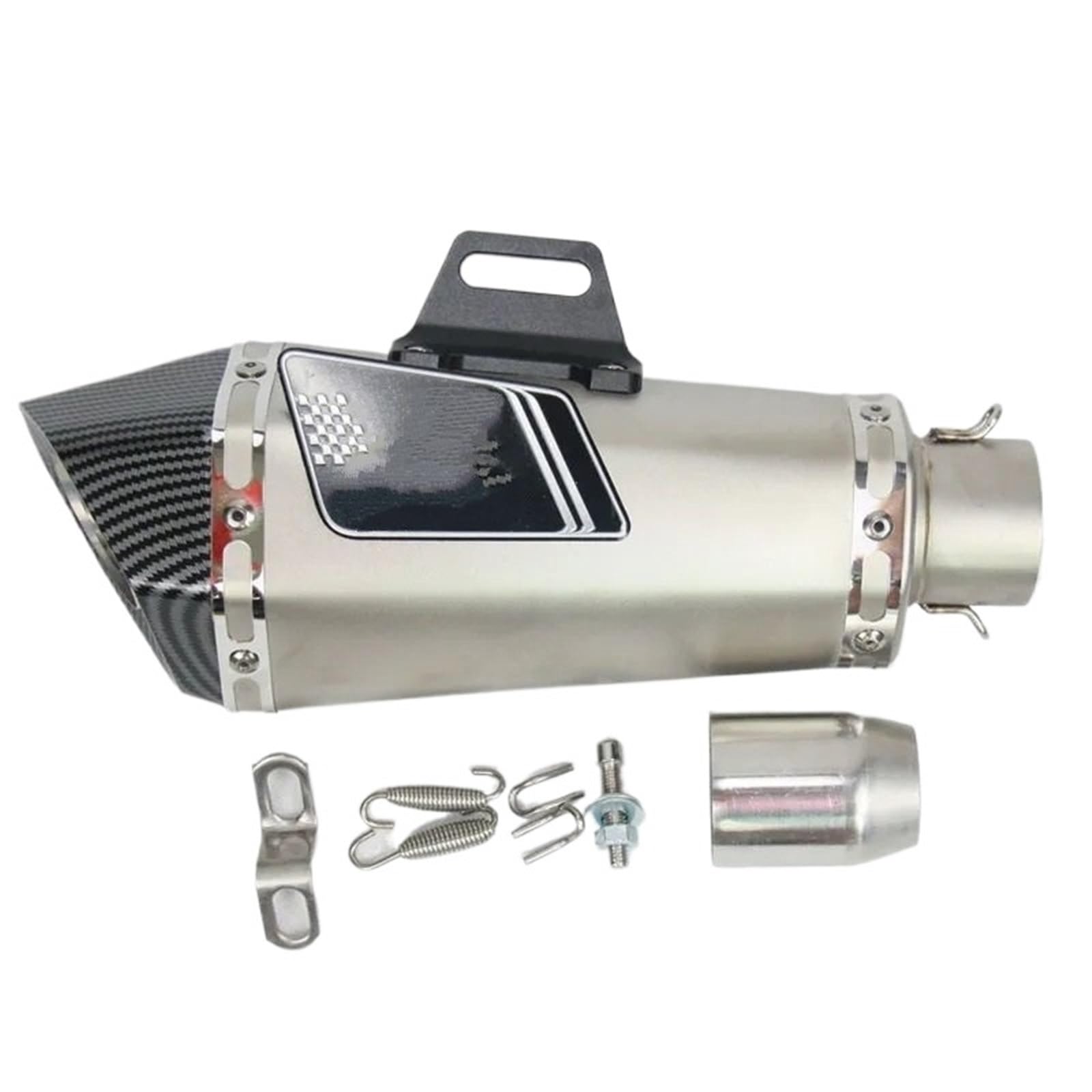 uniwersalna rura wydechowa Uniwersalny 36-51mm wydech motocyklowy z naklejkami Db Killer tłumik do Z900 GSXR1000 SV650 R6 R3 Tłumik końcowy | Type B