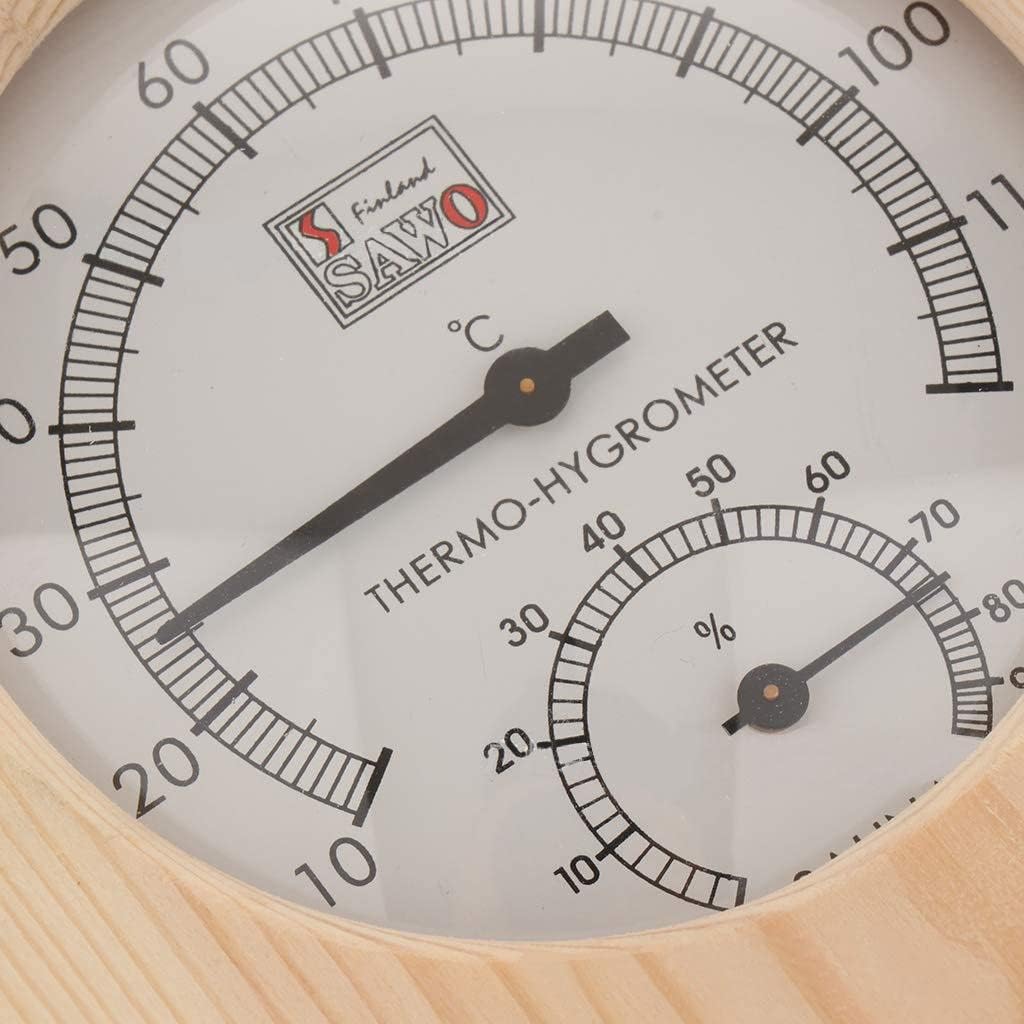Sale 2 イン 1木製の正確な温度計湿度計サウナルーム機器 Monitoring Lsftz Org
