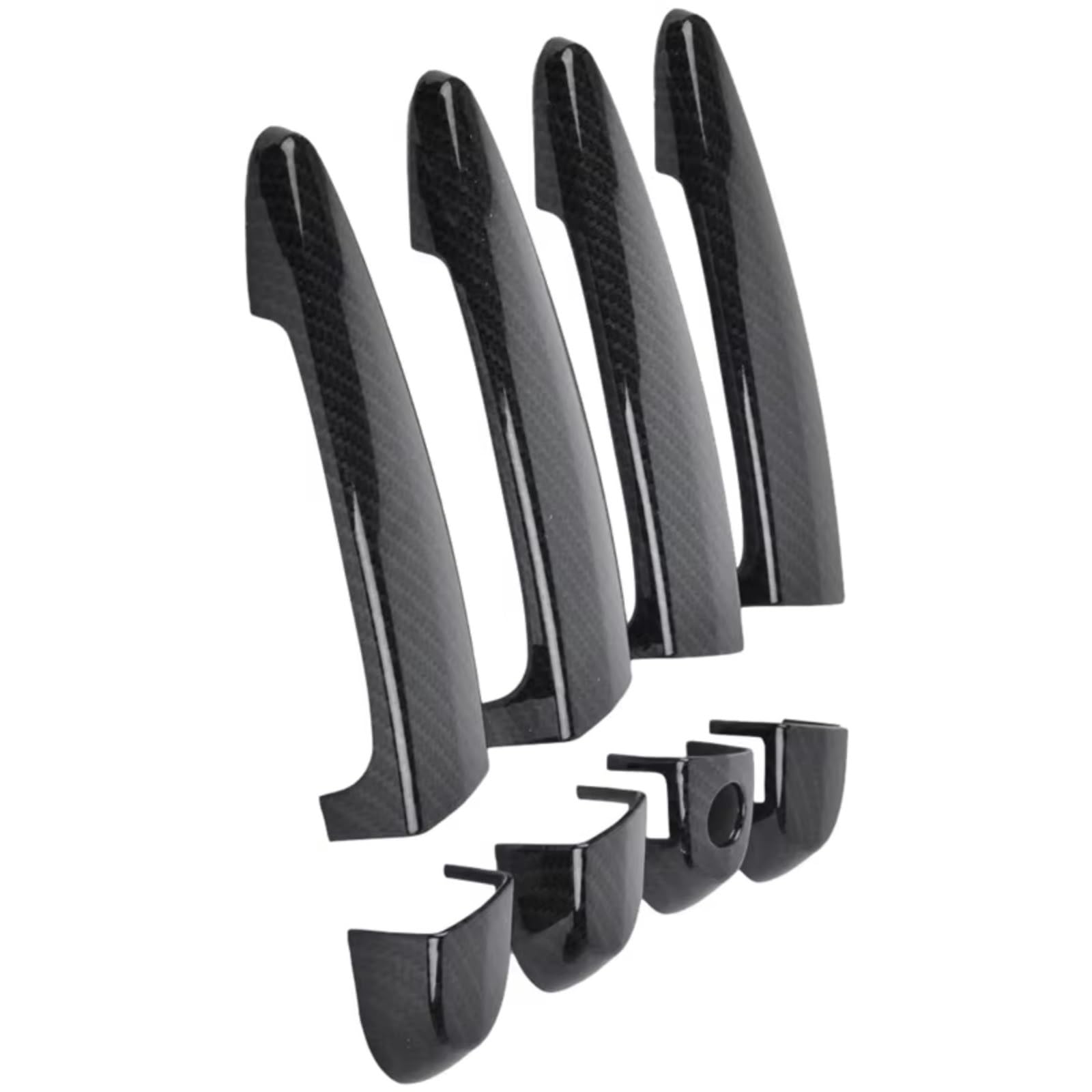 FVOIRSS Outer Door Handle Compatible with BMW for X6 for E71 2008-2013 for E70M 2010 2011 2012 2013 Car Exterior Side Door Handle Cover Decoration Replacement