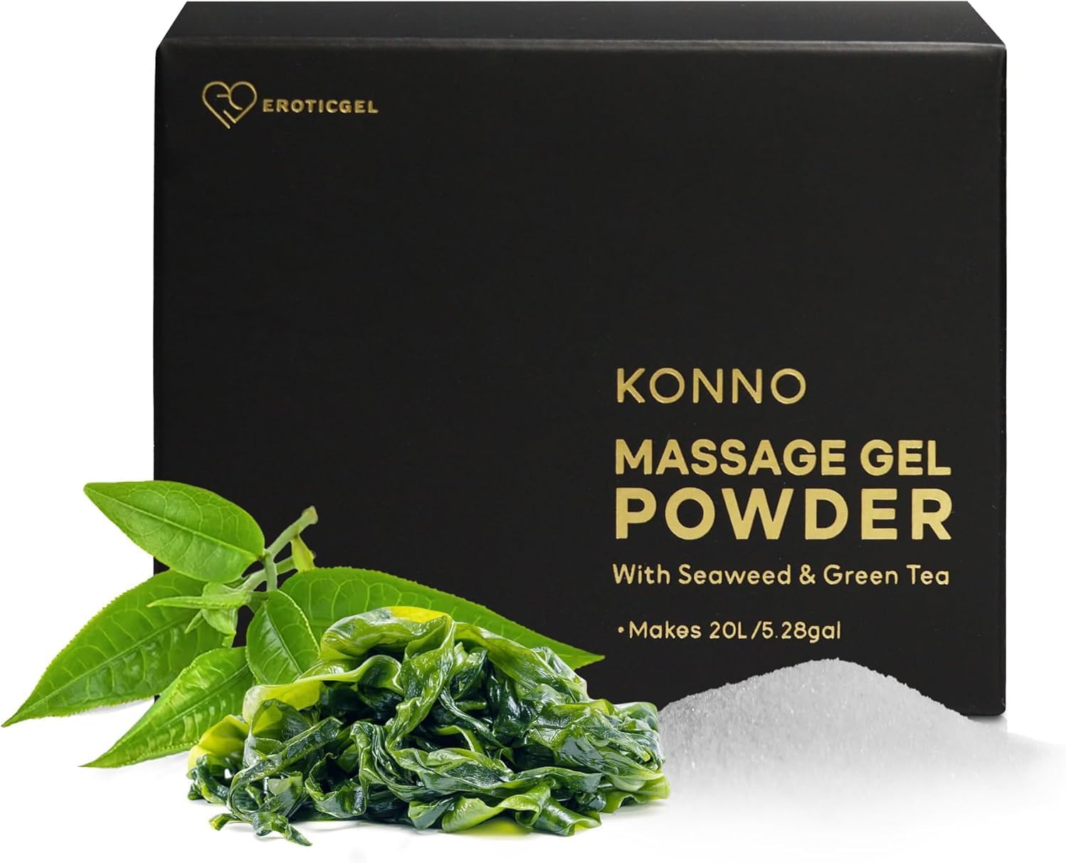 Japanese Nuru Massage Gel Powder Matsuri 200g, Seaweed, Couples, Makes 20L