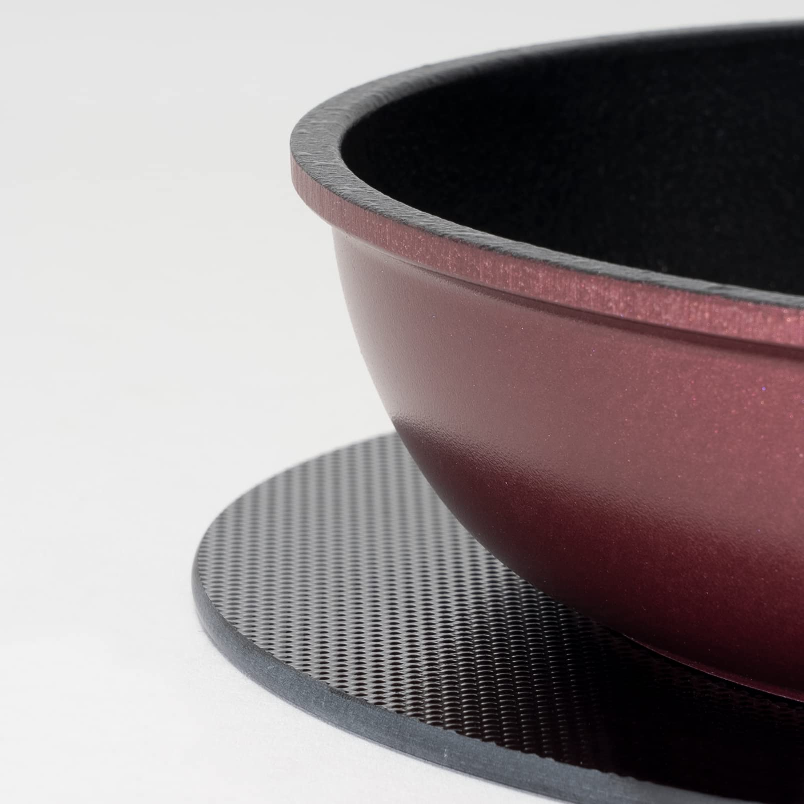 未使用品　IH調理器専用 焦げ付き防止ガラスプレート 220mm H-9351 IH用焼け焦げ防止ガラスプレートΦ220mm(ブラウン) H-9351