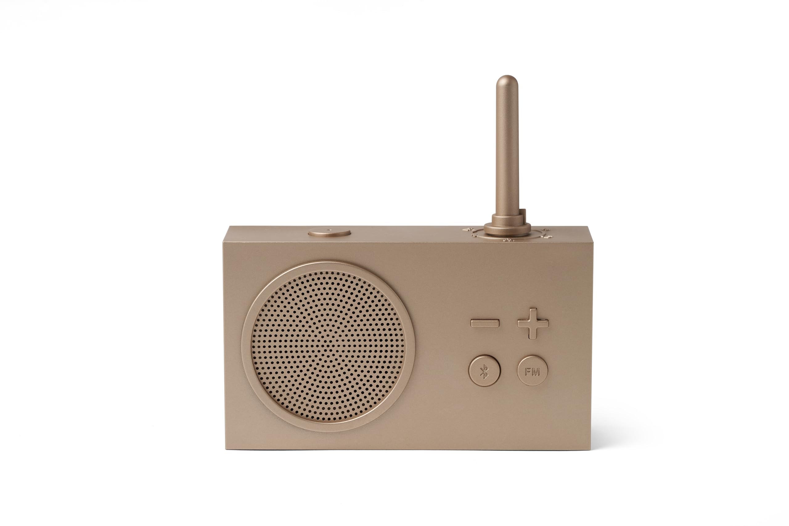 Lexon TYKHO 3 Enceinte Bluetooth Portable Radio FM Etanche Batterie Rechargeable Or