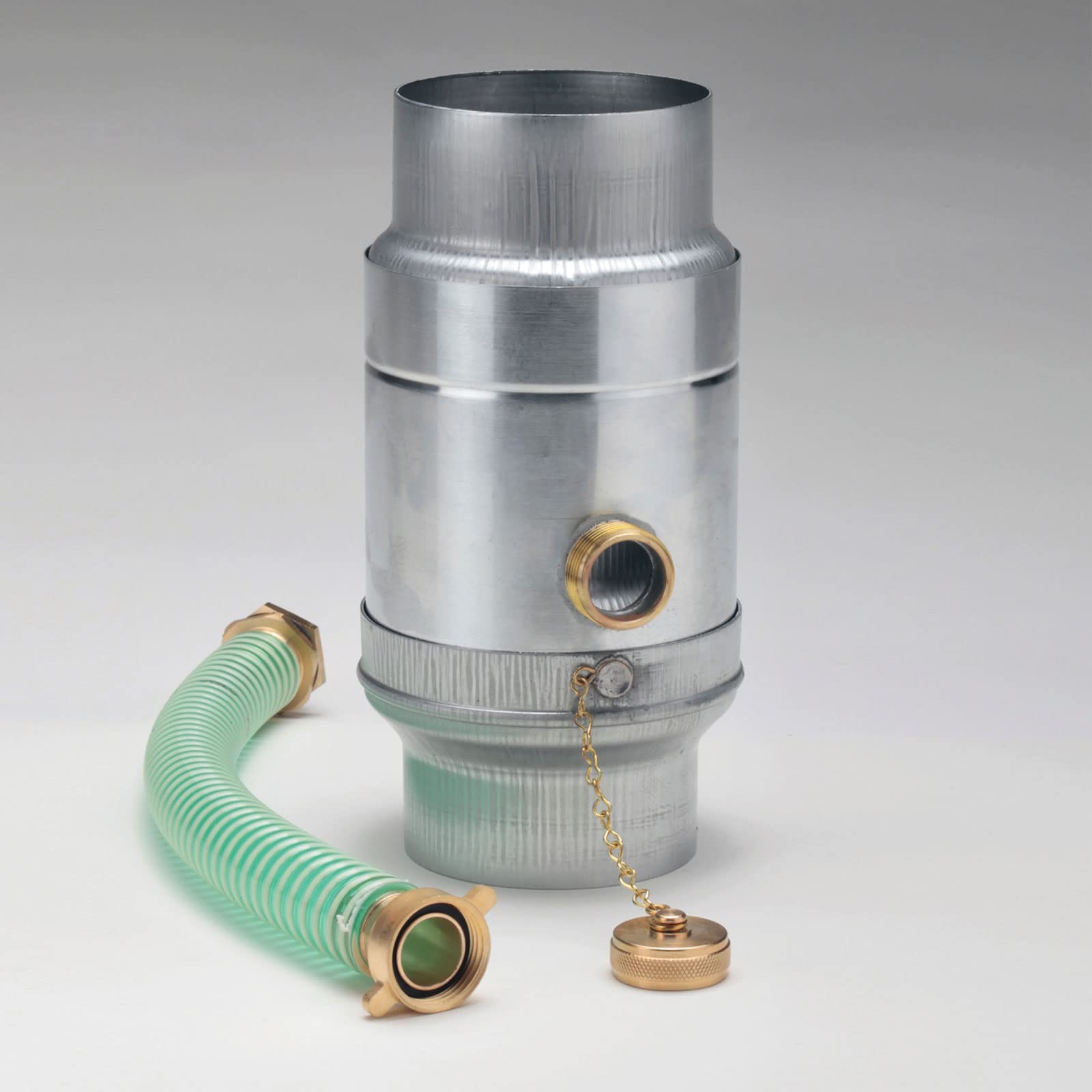 Regensammler Regenwassersammler Zink mit Anschluss - Set DN 76