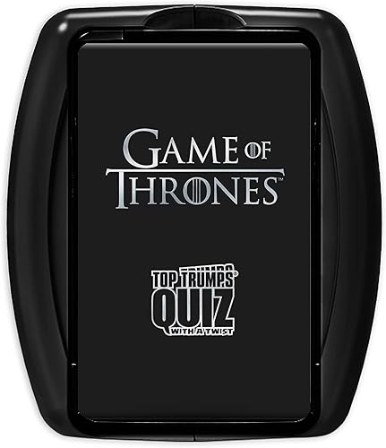 Top Trumps Juego de Tronos - Juego de Tronos, entretenida trivia sobre tus personajes favoritos de Westeros, The Starks, Lannisters, Baratheons,