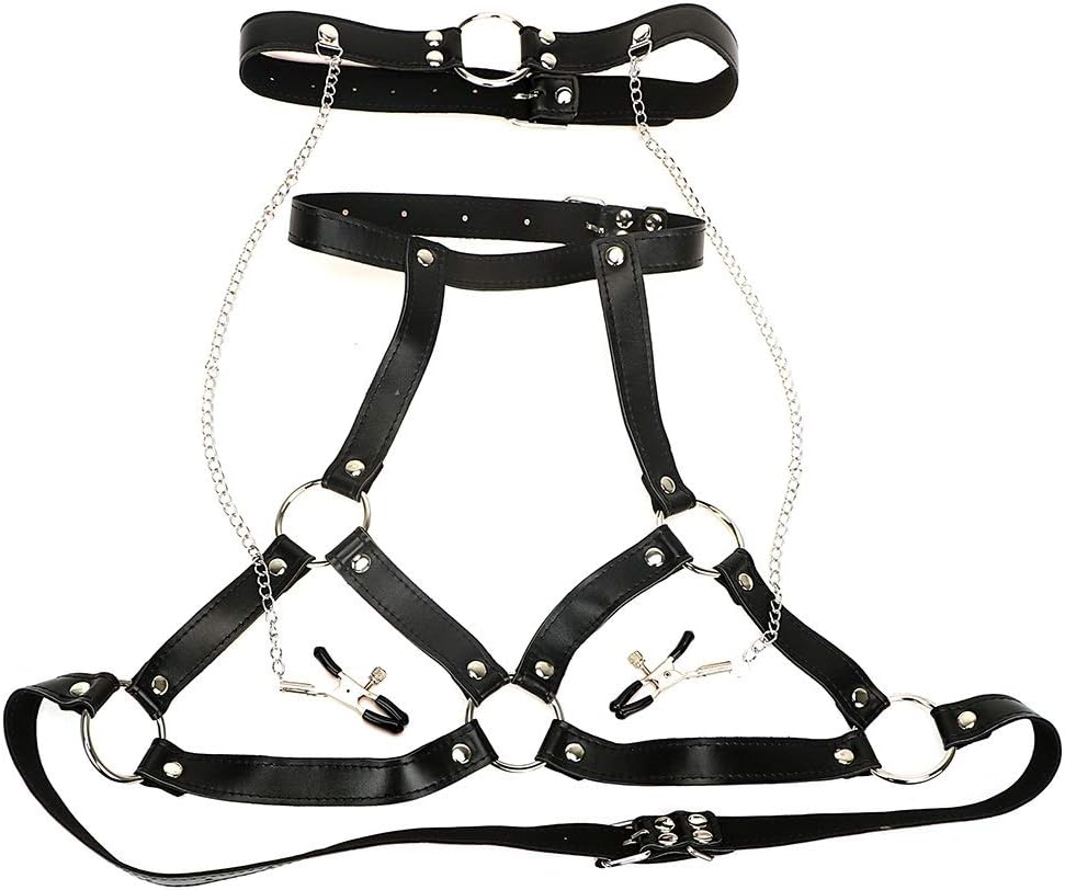 Amazon ZHIMING Body Harness SM Bondage Bra Restraints Nipple Amazon ZHIMING Body Harness SM Bondage Bra Restraints Nipple