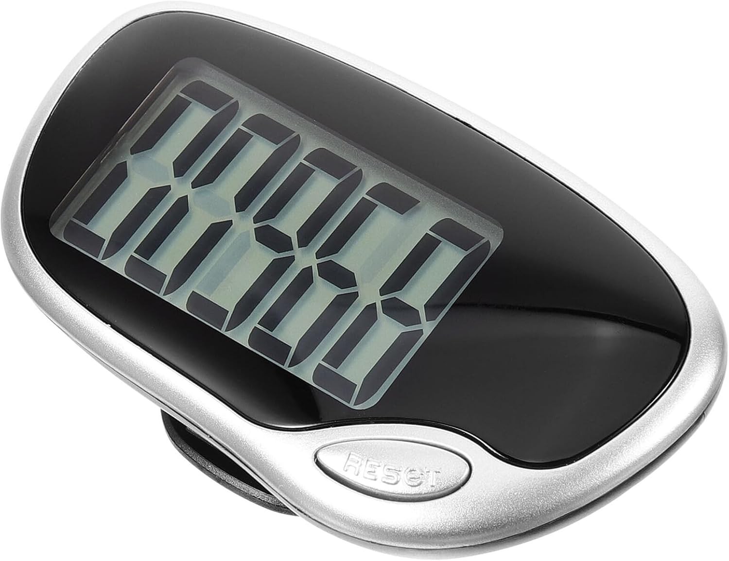 Mikinona Portable Large Screen Pedometer Convenient Walking Running Step Counter Outdoor Fitness Tracker for Men Women with Accurate Step Detection and Read Display