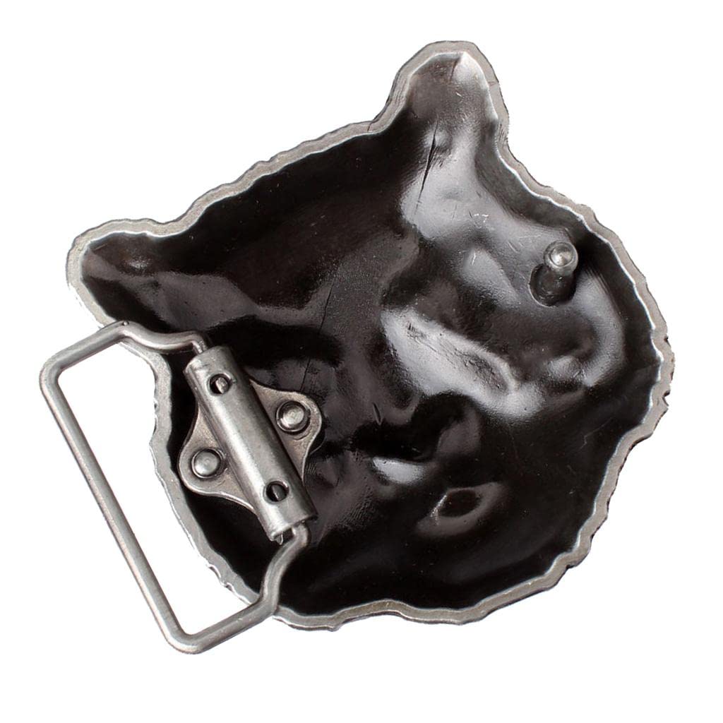 Vintage 3D Tiger Head Belt Buckle Western Cowboy Cool Novelty Accessories-image-6