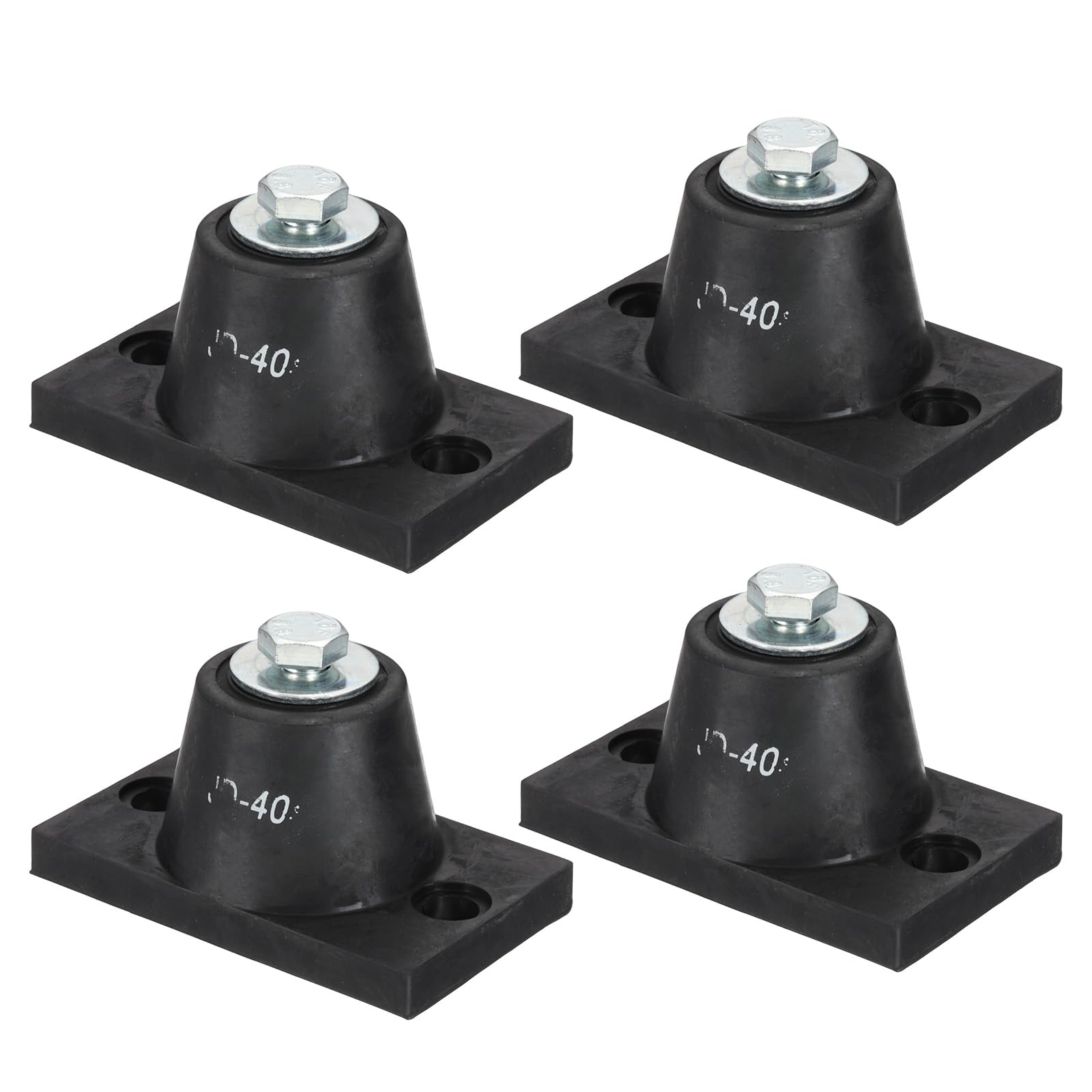 PATIKIL 4er Pack Gummi-Vibrationsdämpfer-Montagefüße 97x59x50mm