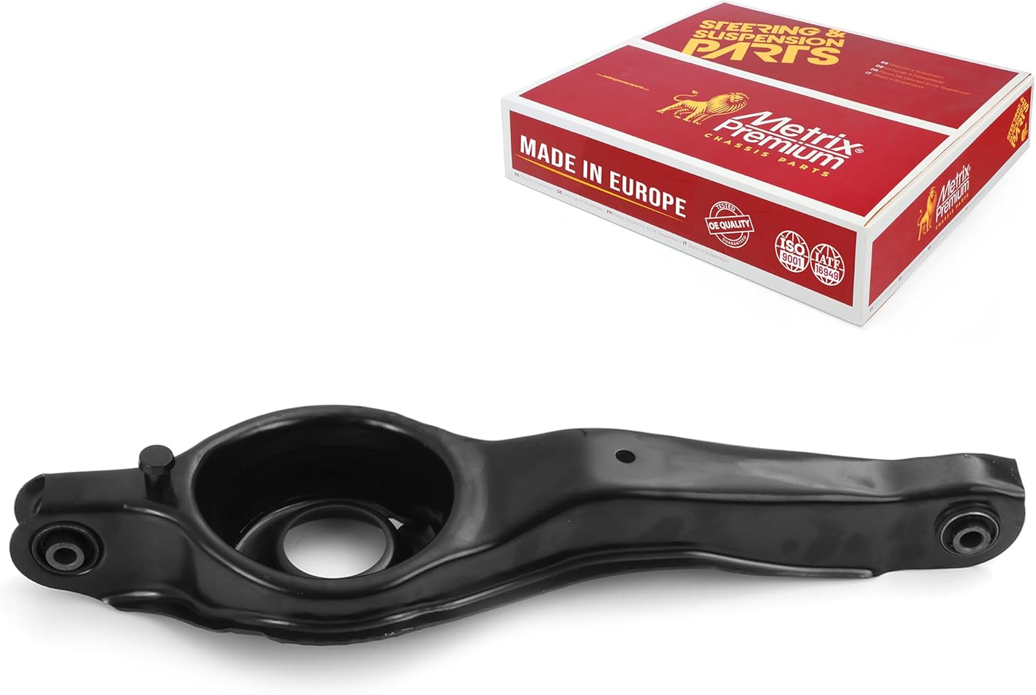 Metrix Premium Chassis Parts - Rear Lower Rearward Control Arm Fits 09-13 Mazda 3 Sport, 04-13 3, 10-11 Volvo S40, 07-13 C30, 05-09 S40, 05-11 V50, 2004 Volvo S40, Replacement RK641468, Made in Europe