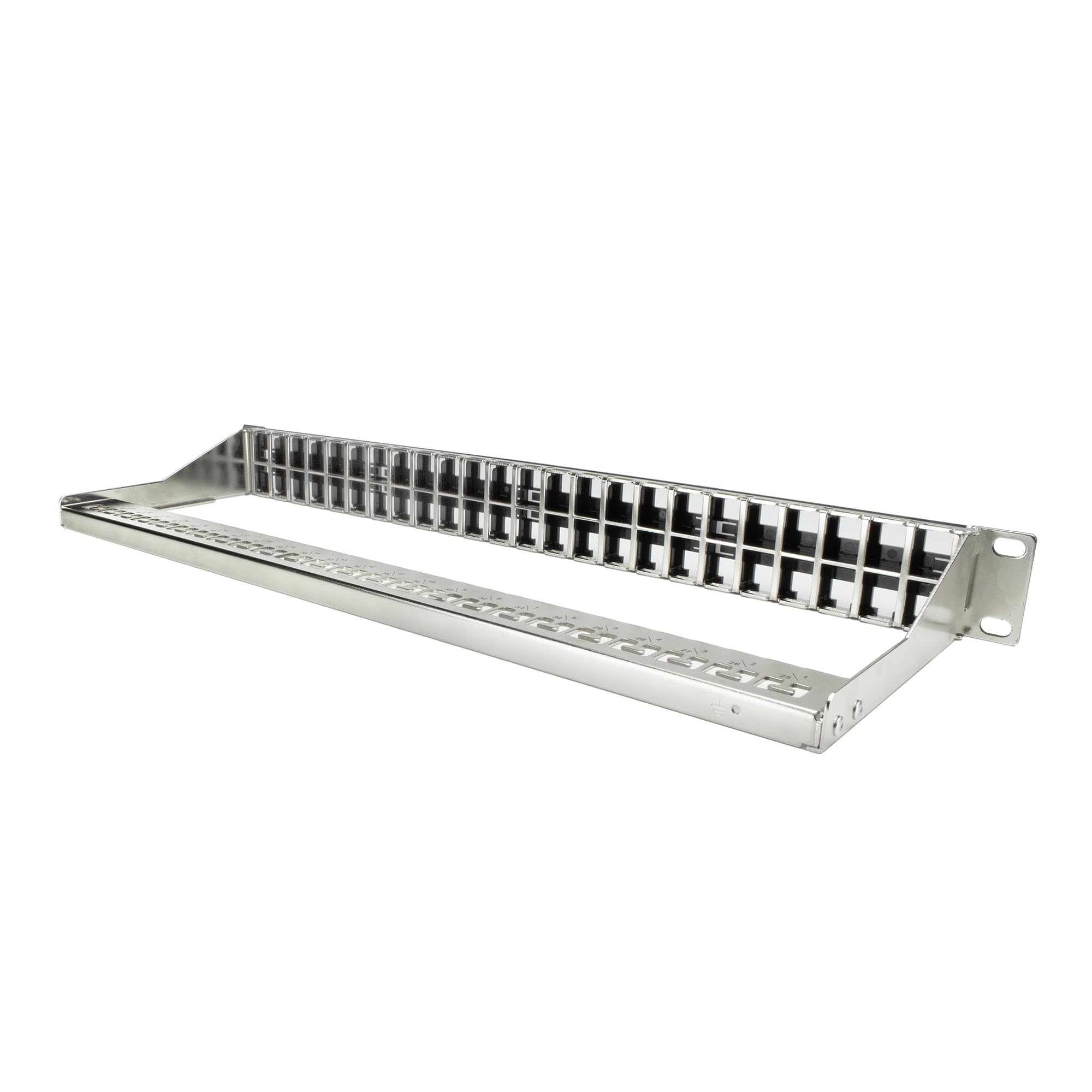 ACT Patchpanel 19", 48-Port 1U Rack Mount hohe Dichte – PP1031 | für Switch, Router, Patch Panel, TV, PC & Laptop
