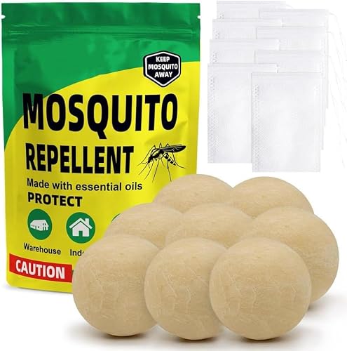 LAEBUE Mosquito Repellent for Patio, Natural Mosquito Repellent for Yard, Powerful Mosquito Repellent for Outdoor and Indoor, Mosquito Control for Room,Mosquito Deterrent for Travel - 8 Pack, Green
