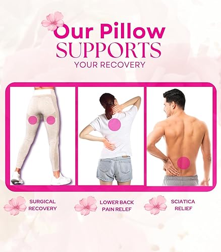 Miniatura 4 de Cojín de asiento para silla de escritorio, postura y apoyo, cojín de coxis para alivio de presión, almohada de juegos de alta calidad, cojín para