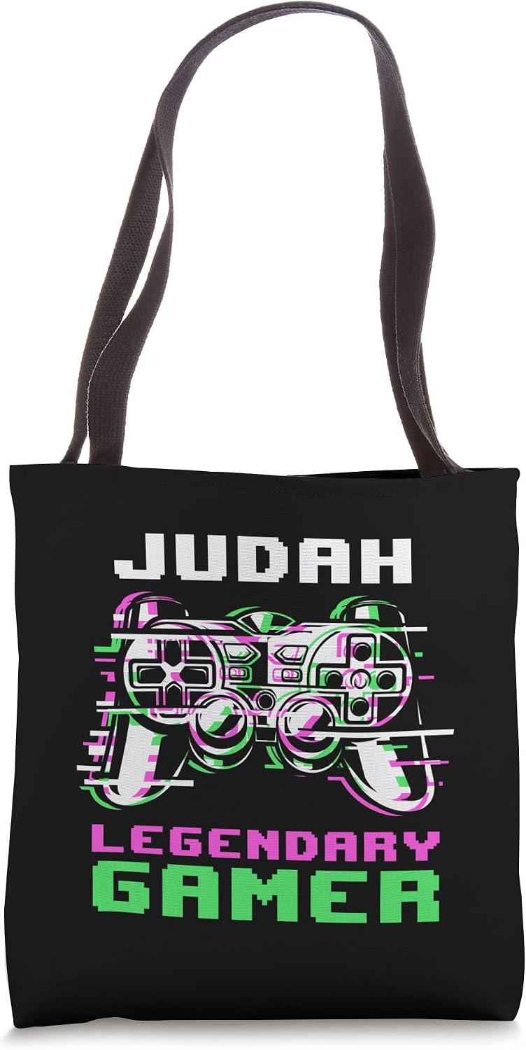 Judah - Legendary Gamer - Personalized Tote Bag