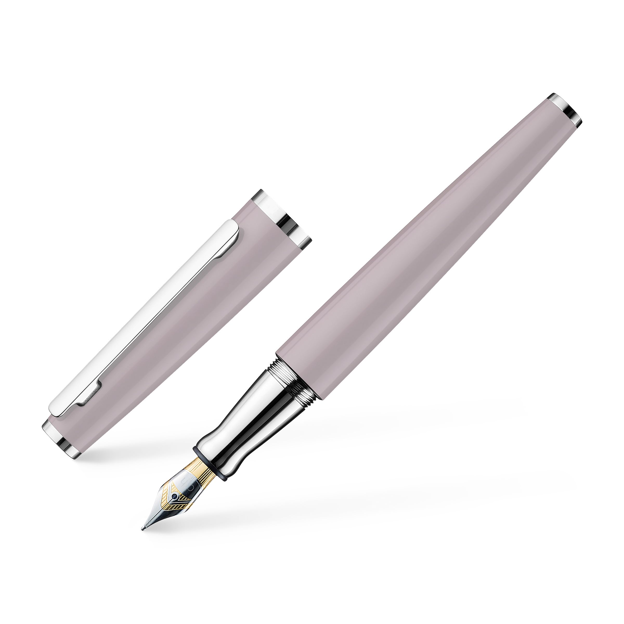 Otto Hutt 018-11320 Fountain Pen Design 06 Aluminium Lilac