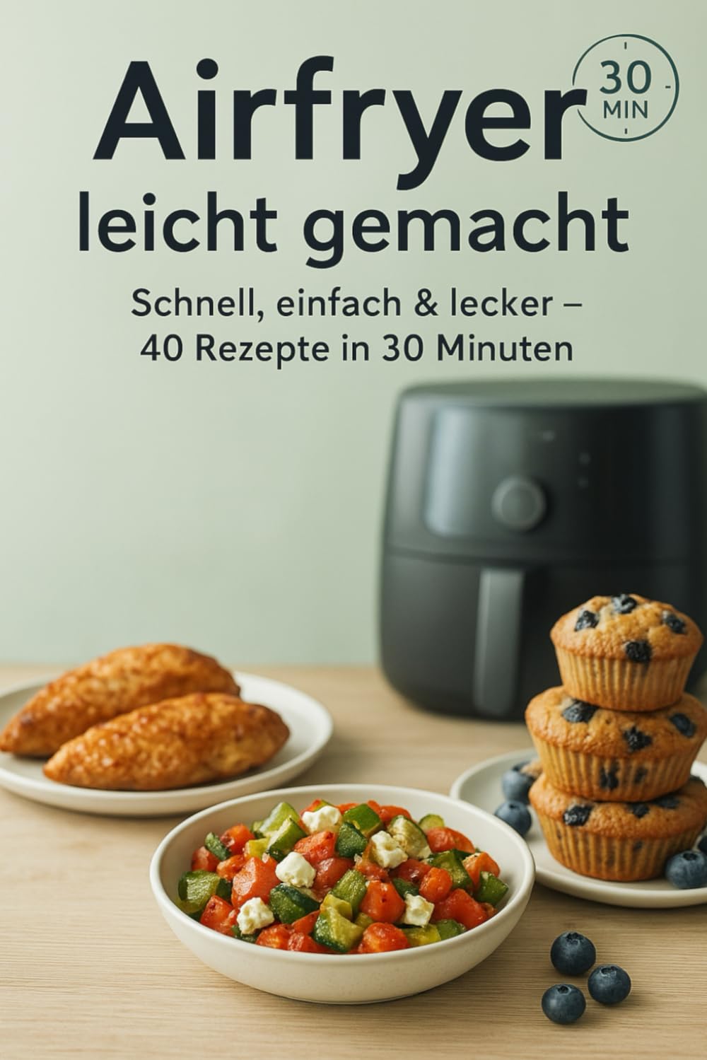 Airfryer für Einsteiger: Schnell, einfach & lecker: 40 einfache Rezepte, die in 30 Minuten fertig sind – gesund und alltagstauglich