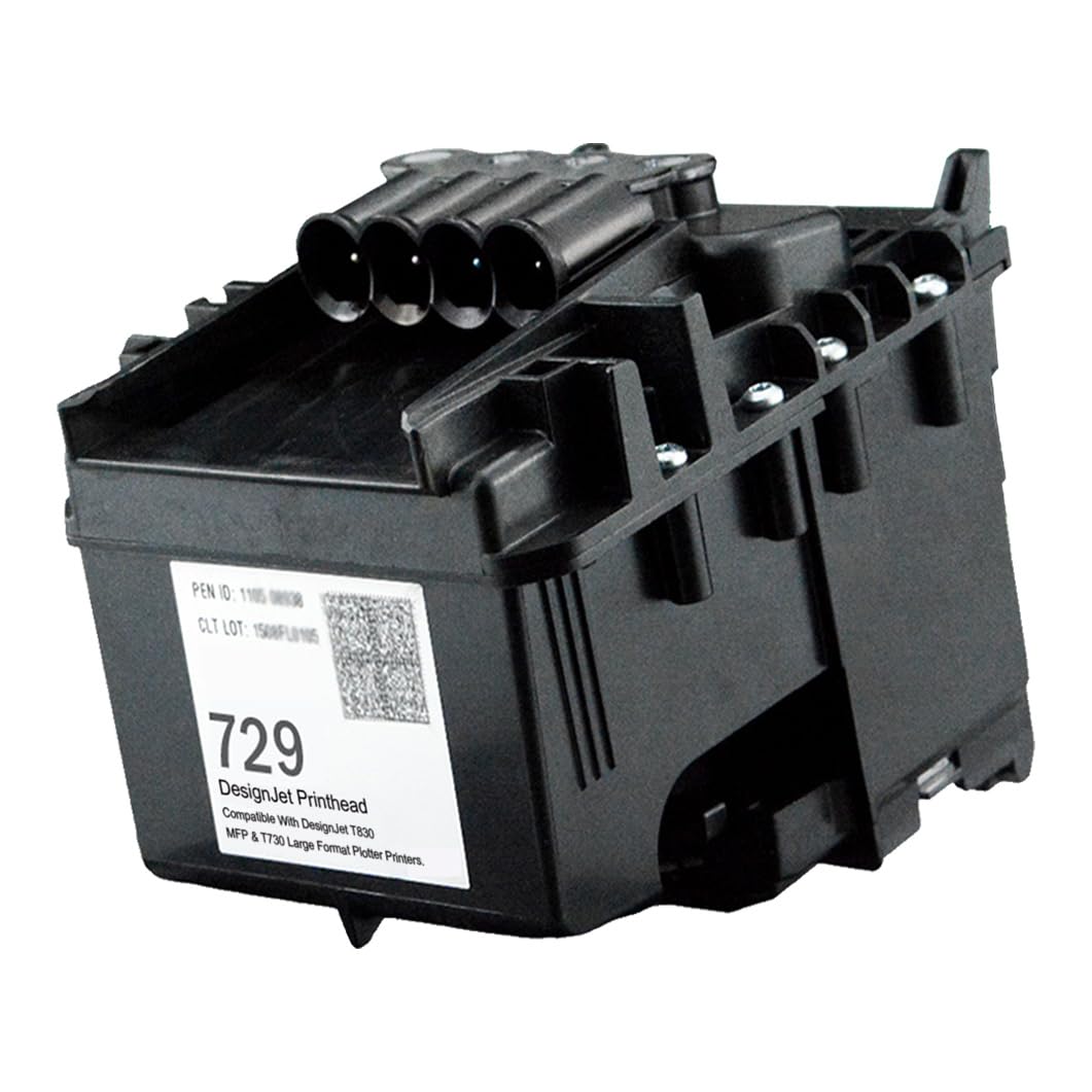 729 printhead (F9J8A) Replacement Kit for 729 Print Head for T830 MFP & T730 Large Format Plotter Printers(Black)