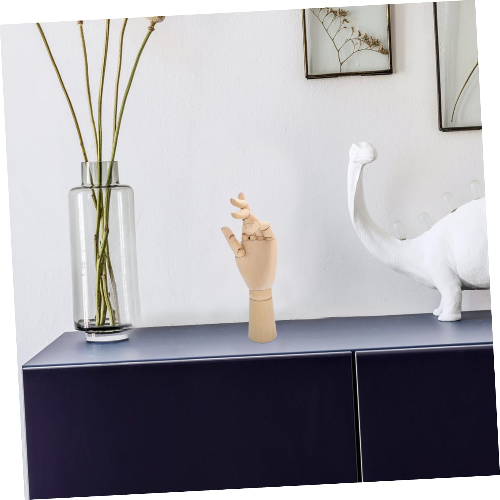 GLSTOY Flexible Joint Wooden Hand Model Kit Perfect for Manicure Practice and Sketching