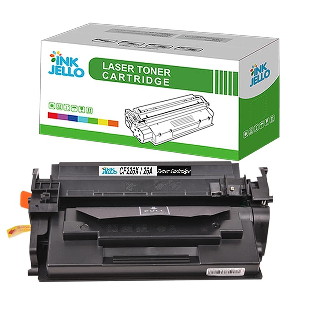 InkJello Compatible Toner Cartridge Replacement for HP LaserJet Pro M402d M402dn M402dne M402dw M402n MFP M426dw MFP M426fdn MFP M426fdw CF226X (Black)