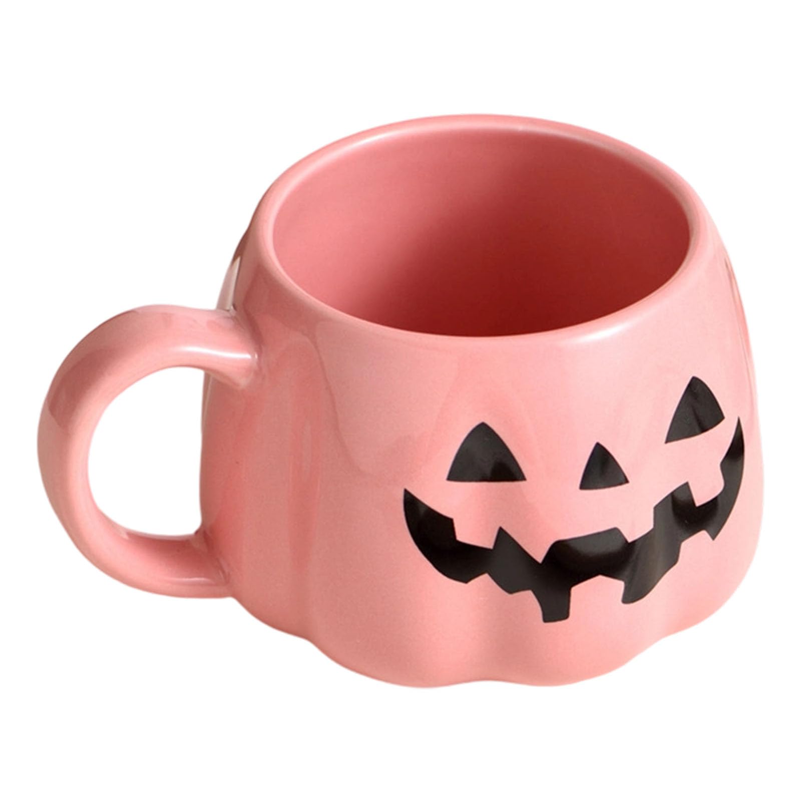 Elnwnnkc Ceramic Pumpkin Cup Halloween Oriented Cup with Not Deadly Luminousness Excellent for Daily Use Kitchen Dining Otherwise Present Thoughts Halloween Pumpkin