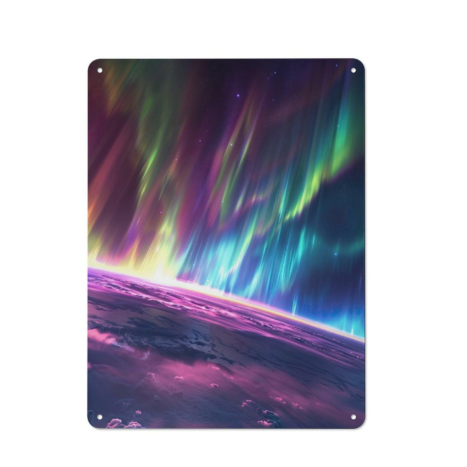 Aurora Beyond Classic Metal Wall Decor 40x30cm, Metal Sign for Cafe, Pub, Workshop Or Home Bar, Small Accent for Blank Walls