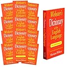 Websters Dictionary 2025 Set for Students - Complete Reference Book Bundle of 12 Mini Dictionaries for Libraries, More | Classroom Dictionary Set